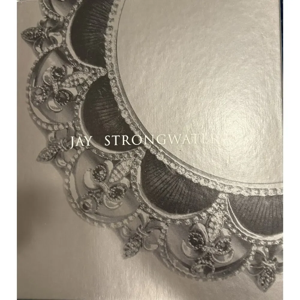 Jay Strongwater Fan Philomena Trinket Box Enameled & Jeweled Chinese Oriental - Picture 9 of 13